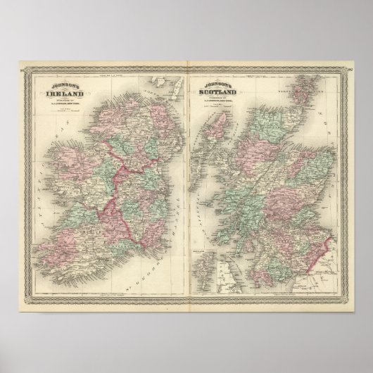 Ierland en Schotland Poster (Voorkant)