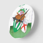 ierland / engeland rugby ballen tony fernandes ronde klok (Hoek)