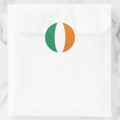 Ierland Fisheye Vlag Sticker (Tas)