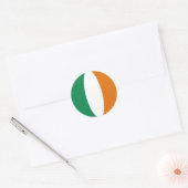 Ierland Fisheye Vlag Sticker (Envelop)