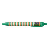 Ierland Flag Cute Patriotic Zwarte Inkt Pen (Bodem)