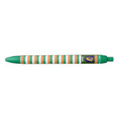 Ierland Flag Cute Patriotic Zwarte Inkt Pen (Voorkant)