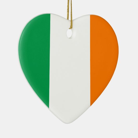 Ierland Flag Heart Ornament (Rechts)