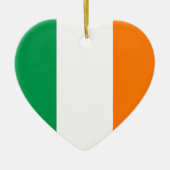 Ierland Flag Heart Ornament (Voorkant)