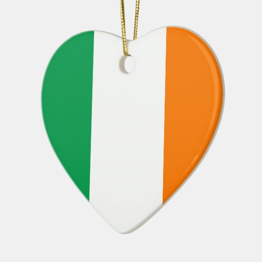 Ierland Flag Heart Ornament (Links)