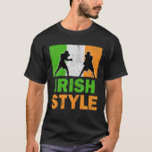 Ierland Flag Irish Boxing Club  T-shirt (Voorkant)