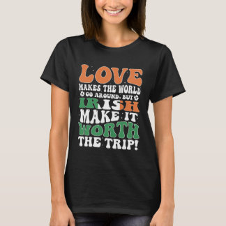 Ierland Flag Mannen & Vrouwen Leuke Til Irish T-shirt