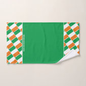 IERLAND FLAG Persoonlijke scripts GROEN Bad Handdoek (Handdoek)