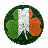 Ierland Flag Shamrock Dartbord (Voorkant)