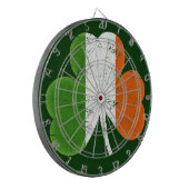 Ierland Flag Shamrock Dartbord (Voorkant Links)