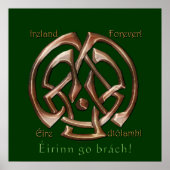 IERLAND FOREVER Celtic Knot Wall print (Voorkant)