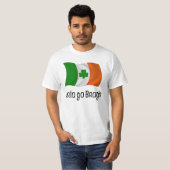 Ierland Forever Erin Go Bragh Iers Gezegde T-shirt (Voorkant volledig)