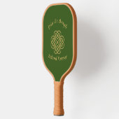 Ierland Forever Gold Celtic Shamrock Pickleball Paddle (Links)