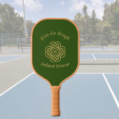 Ierland Forever Gold Celtic Shamrock Pickleball Paddle