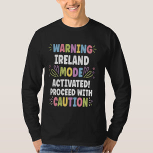 IERLAND Gepersonaliseerde naam Grappig Schattige C T-shirt
