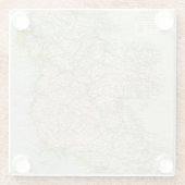 Ierland Glazen Onderzetter (Achterkant)