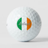 Ierland Golf Balls & Irish Flag Golfers / Patriots Golfballen (Voorkant)
