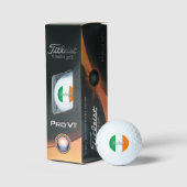 Ierland Golf Balls & Irish Flag Golfers / Patriots Golfballen (Verpakking)