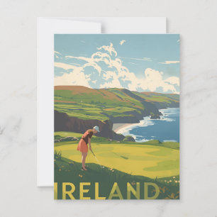 Ierland Golf Briefkaart