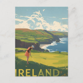 Ierland Golf Briefkaart
