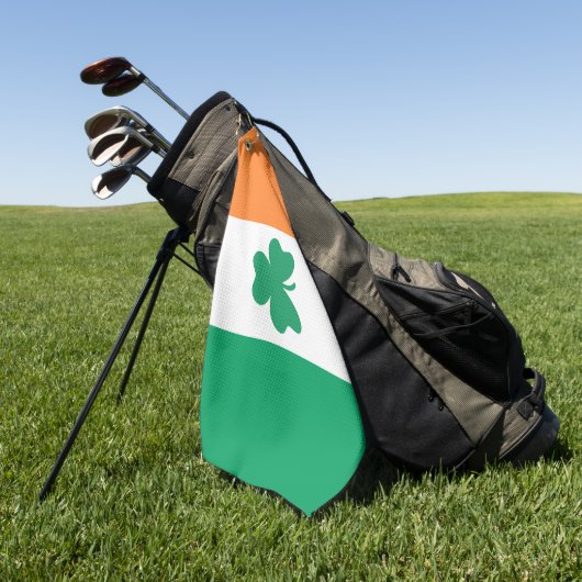 Ierland Golfhanddoek (Groen)