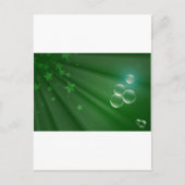 Ierland Green Pattern Art Peace Love Destiny Briefkaart (Voorkant)