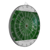 Ierland Green Pattern Art Peace Love Destiny Dartbord (Voorkant Links)
