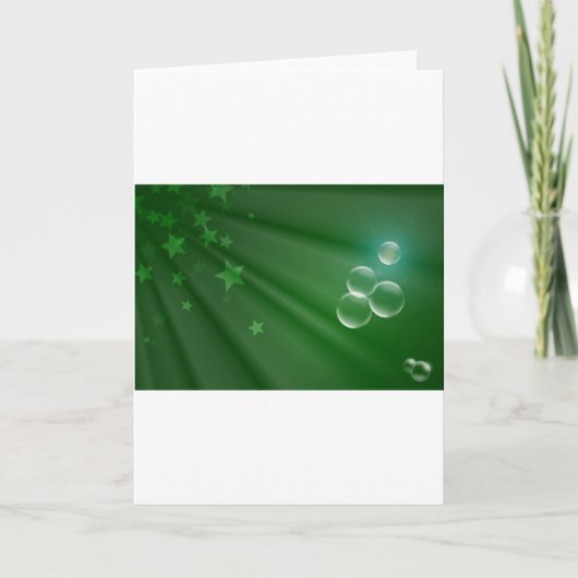 Ierland Green Pattern Art Peace Love Destiny Kaart (Voorkant)