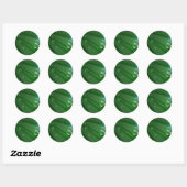 Ierland Green Pattern Art Peace Love Destiny Ronde Sticker (Vel)