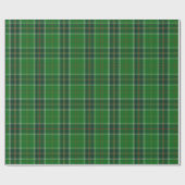 Ierland Green Tartan Wrapping Paper Cadeaupapier (Vlak)