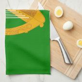 ierland groene harp vlag ierland theedoek (Quarter Fold)