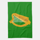 ierland groene harp vlag ierland theedoek (Verticaal)