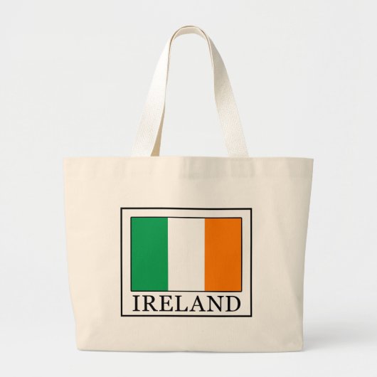 Ierland Grote Tote Bag (Voorkant)