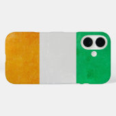 Ierland Grunge - Ierse driekleurige vlag Case-Mate iPhone Case (Achterkant (horizontaal))