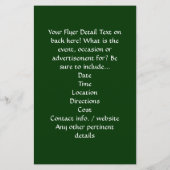 Ierland, Grunge Varsity Style Flyer (Achterkant)