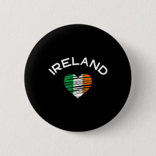 Ierland Hart St Patricks Trotse Ierse Vlag Roots H Ronde Button 5,7 Cm