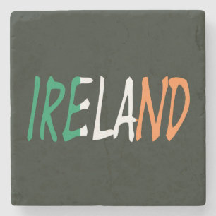 Ierland heeft de Ierse vlag overboord gezet Stenen Onderzetter
