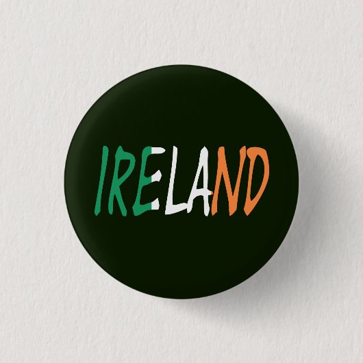 Ierland heeft de Ierse vlag overschreden Ronde Button 3,2 Cm (Voorkant)