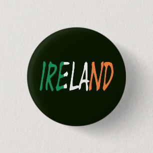 Ierland heeft de Ierse vlag overschreden Ronde Button 3,2 Cm