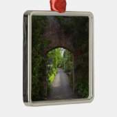 Ierland, het Dromoland Castle heel groen Metalen Ornament (Rechts)