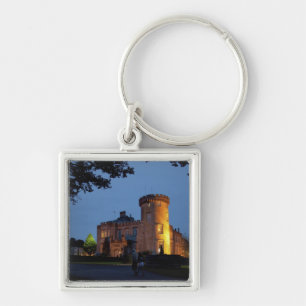 Ierland, het Dromoland Castle verlicht in de schem Sleutelhanger