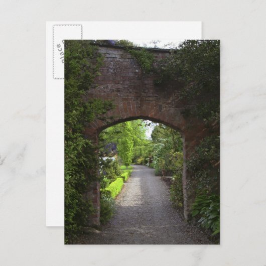 Ierland, het kasteel van Dromoland zeer groen Briefkaart (Voorkant / Achterkant)