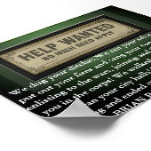 ierland hoeft niet te worden toegepast poster (Hoek)