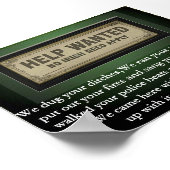 ierland hoeft niet te worden toegepast poster (Hoek)