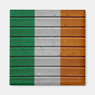 Ierland Houten Plank Textuur Magneet