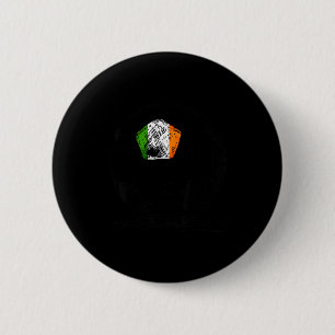 Ierland Iers Eire Vlagontwerp Op Voetbal Truitje Ronde Button 5,7 Cm