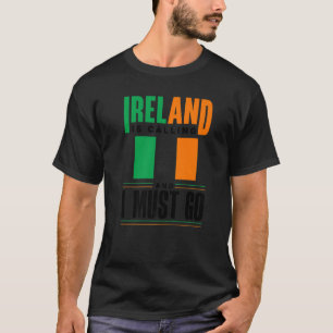 Ierland Iers Ierland Vlag Ierland Roept En  T-shirt