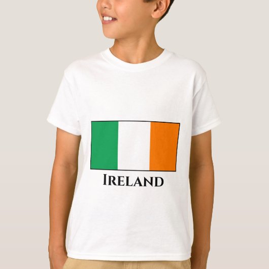 Ierland (Iers) Vlag T-shirt (Voorkant)