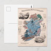  Ierland Ierse Geschiedenis Kaart Reizen (Voorkant / Achterkant)
