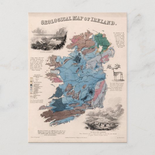  Ierland Ierse Geschiedenis Kaart Reizen (Voorkant)